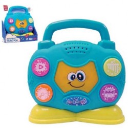 FENTOYS RADIO INFANTIL CON SONIDO Y LUCES 19,5X22X6,5   44561