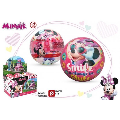 CB PELOTA ESPUMA 9 CM - MINNIE - DISP 12  48285