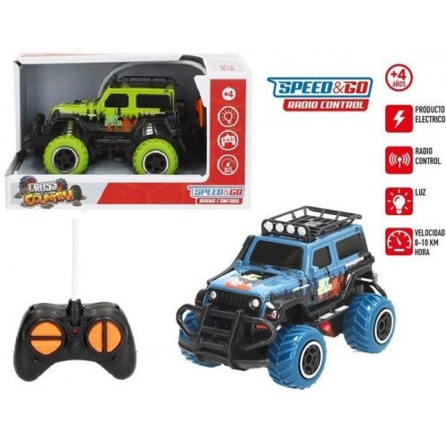CB COCHE RC TODO TERRENO BIG FOOT 4 FUNCIONES C/LUZ