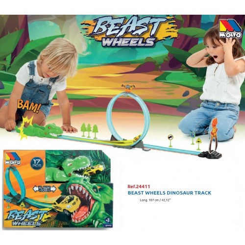 CN24 MOLTO PISTAS BEAST WHEELS DINO  24411