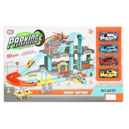 CN24 FENTOYS PARKING CON 4 COCHES  48x29   98374