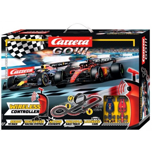 CN24 CARRERA Carrera GO!!! Formula Free Racing (Wireless) (F1 Ferrari Sainz+F1 Red Bull Verstappen)