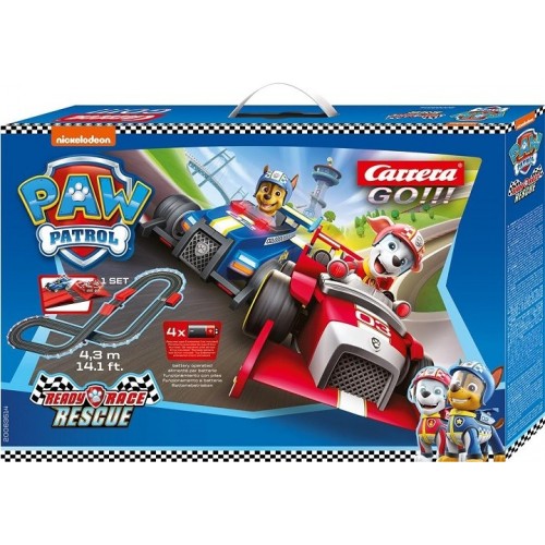 CN24 CARRERA Carrera GO!!! Paw Patrol - Ready, Race & Rescue (Chase+Marshall) 4,3m (a pilas compatib