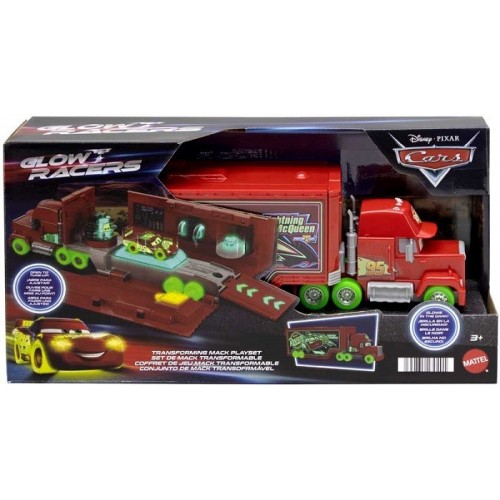 CN24 MATTEL Disney Pixar Cars Night Racing Camión Mack - EXCLUSIVA  HPX76