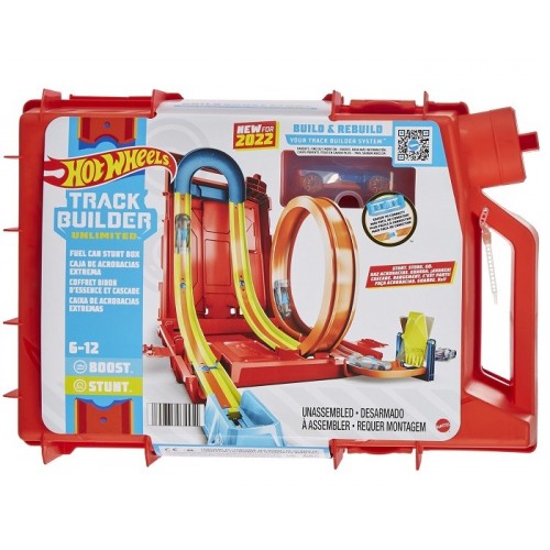CN24 MATTEL Hot Wheels Track Builder Bidón de Acrobacias   HDX78