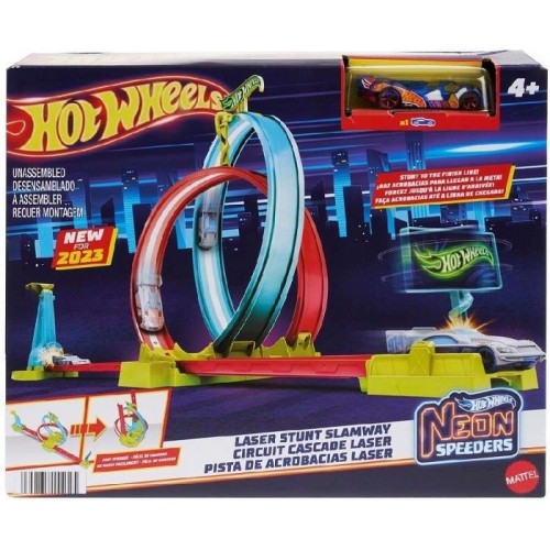 CN24 MATTEL Hot Wheels Neon Speeders Looping Rayo Láser  EXCLUSIVA     HPC05