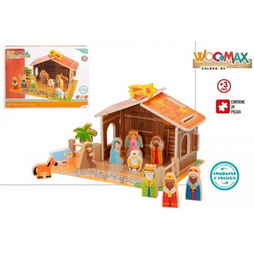 CN24 CB WOOMAX-BELEN MADERA 20 PZAS  3A  46204