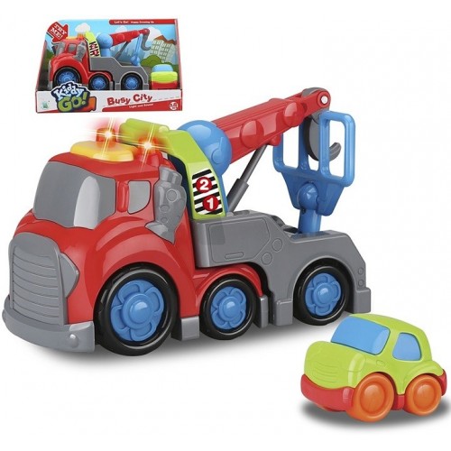 CN24 FENTOYS CAMION GRUA INFANTIL LUZ Y SONIDO   22 x 12 x 11    3494