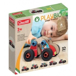 QUERCETTI PlayBio Vehiculos Madera 32pz  3+