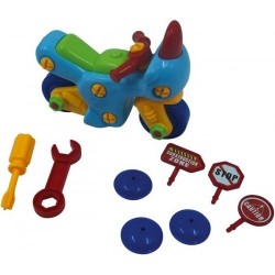 IMP. MOTO INFANTIL MONTABLE CON ACCESORIOS  9851