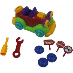 IMP. COCHE INFANTIL MONTABLE CON ACCESORIOS  9852