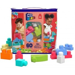MEGA Bloks bolsa Azul Bloques piezas 60 piezas  DCH54