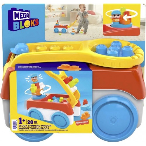 CN24 MATTEL MEGA Bloks Remolque con bloques  HHN00