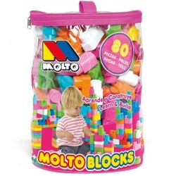 CN24 BOLSA ROSA BLOCKS 80 PCS  26X40X10    13461