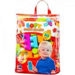 MOLTO Bolsa bloques blandos 50 pcs  23x14x30  21452