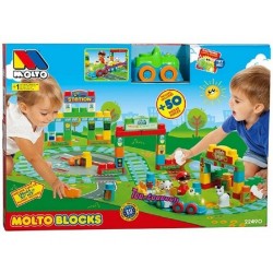 MOLTO MOLTO BLOCKS TREN + TAPIZ (SONIDO)   38x10x60  22490
