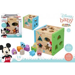 CB DISNEY CUBO FORMAS MADERA 15 CM  48717