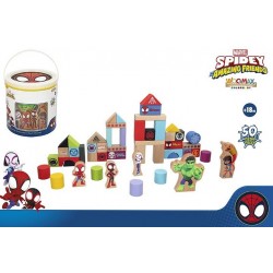 CN24 CB SPIDEY AMAZING FRIENDS PLAYSET BLOCS MAD 50PCS+1   48755
