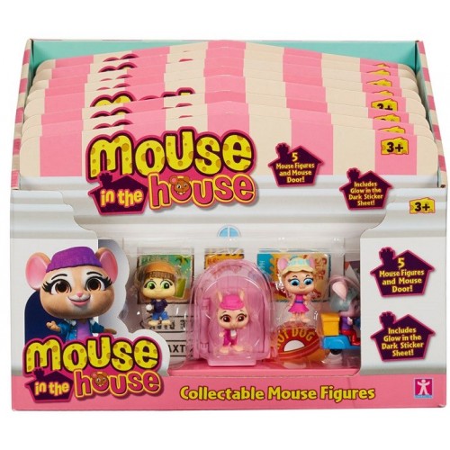BANDAI PACK DE 5 MOUSE IN THE HOUSE  CO07706