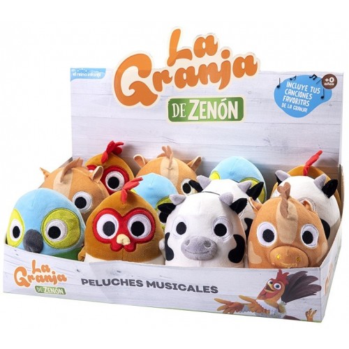 BANDAI PELUCHES MUSICALES BOLA LA GRANJA DE ZENON SURTIDOS   AR80030