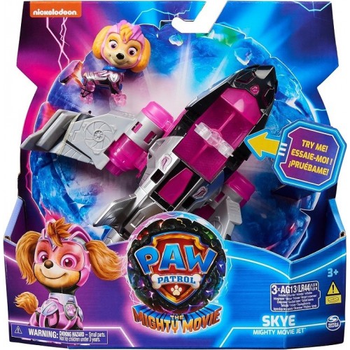 CN24 SPIN MASTER PAW Mighty Movie Vehículo c/luz y sonido Skye  6067506