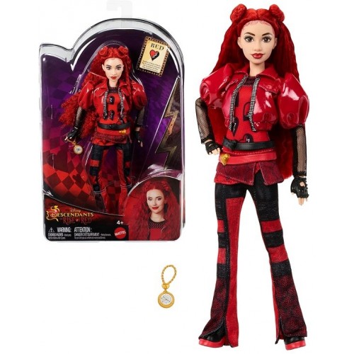 CN24 MATTEL Disney Descendants Muñeca Red - La hija de la Reina de Corazones  HWT93