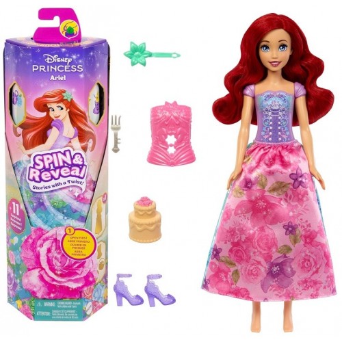 CN24 MATTEL Disney Princess Ariel Spin And Reveal  HTV88