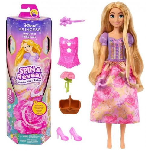 CN24 MATTEL Disney Princess Rapunzel Spin And Reveal  HTV86