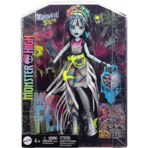 CN24 MATTEL Monster High Fiesta Monstruosa Muñeca Frankie Stein  HXH79