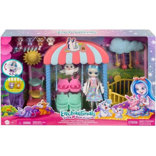 MATTEL Enchantimals Baby BFFs Guardería de Starley Stork  HLH23