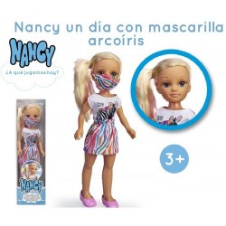 FAMOSA Nancy, un dia con mascarilla de Arcoiris  700017194