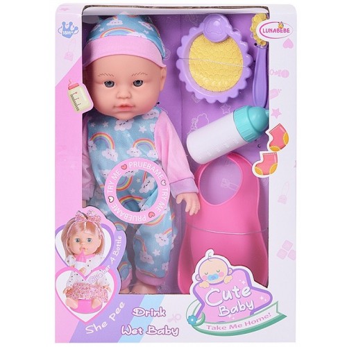 CN24 FENTOYS MUÑECO BEBE 29 CM  CON COMPLEMENTOS   35419