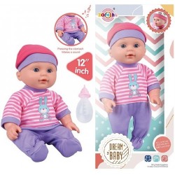 FENTOYS MUÑECO BEBE 12' BIBERON CON SONIDOS    38800