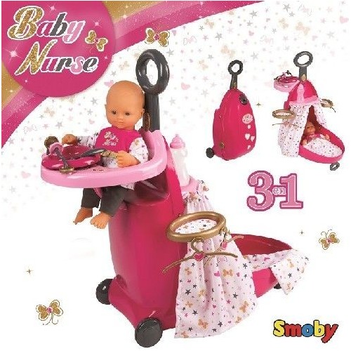SMOBY MUÑECAS TROLLEY NURSERY