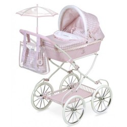 CN24 DeCuevas NIZA Coche de muñeca plegable con sombrilla - para muñecas de hasta 48 cm.   81046