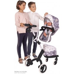 DECUEVAS SKY Coche de Muñeca 3x1  90x45x85  81535