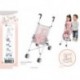 DECUEVAS Silla de muñeca plegable - ROSA - para muñecas de hasta 48 cm.       90086