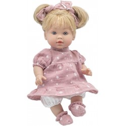 CN24 ROSA TOYS MUÑECA LARA VESTIDOS HABLADORA  32CM