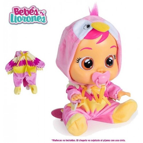 IMC MUÑEC0 BEBES LLORONES PIJAMA W2 LORO