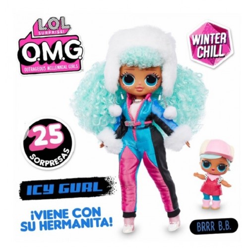 L.O.L SURPRISE LOL OMG FASHION DOLLS WINTER CHILL  ICY GURL & BRRR B.B