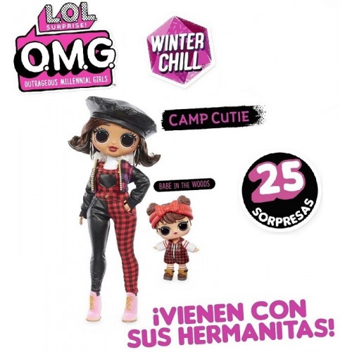 L.O.L SURPRISE LOL OMG FASHION DOLLS WINTER CHILL CAMP CUTIE