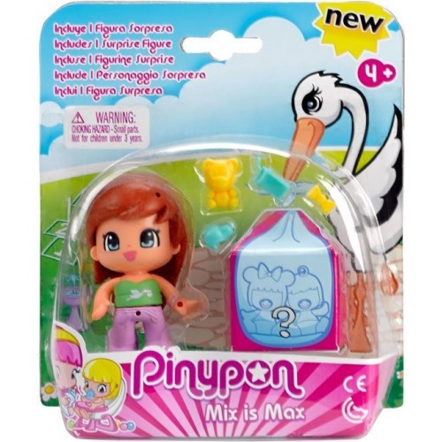 FAMOSA MUÑECA Pinypon y bebe sorpresa MARRON CLARO 700014088