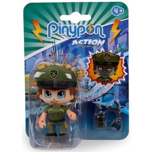 FAMOSA Pinypon Action. Buenos vs Malos. Figura Guardia Seguridad - Colossus  700016239
