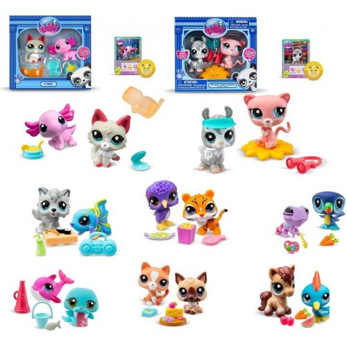CN24 BANDAI Pack De 2 - Mascotas Littlest Pet Shop    BF00525