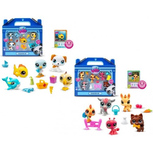 CN24 BANDAI LITTLE  PET SHOP  Pack DE 5  Collector Set   BF00579