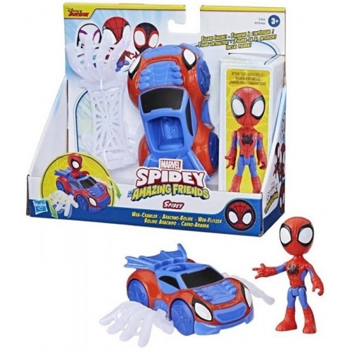 CN24 HASBRO SPIDEY SET FIGURA Y VEHÍCULO ARÁCNIDO CON ACCESORIOS  F7454