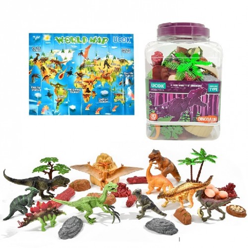 FENTOYS BOTE DINOSAURIOS 30PCS   16 x 27 x 16   80010