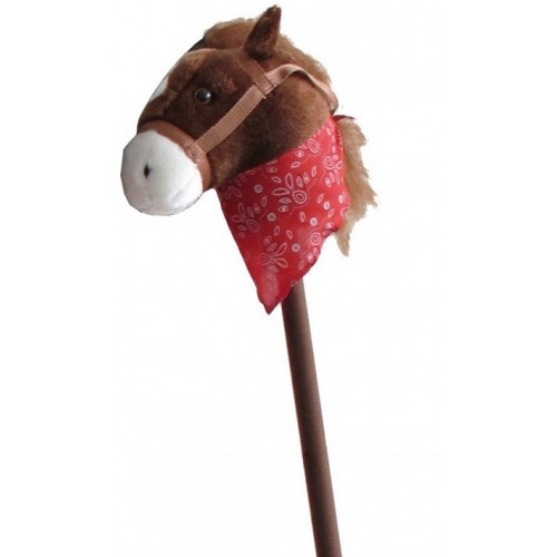 IMP. CABEZA DE CABALLO CON PALO C/SONIDOS SDOS MARRON  727T00726