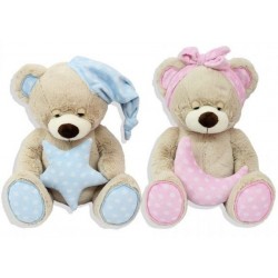 FENTOYS SURTIDO  PELUCHE OSO CON ESTRELLA O LUNA  25 CM   23150