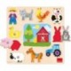 GOULA PUZZLE SILUETA GRANJA  53025